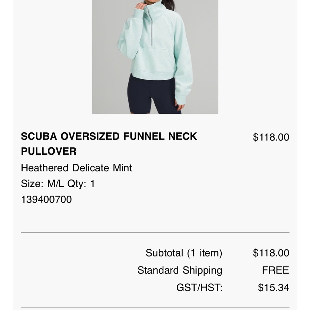lululemon athletica Scuba Funnel Neck Pullover - Picture 4 of 4